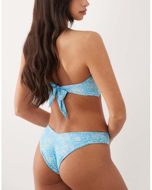 Kulani Kinis Blue Stargaze Y Cheeky Bikini Bottom