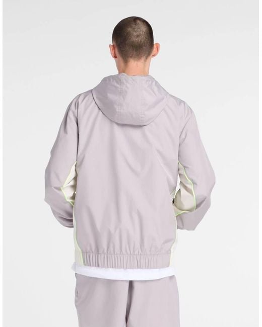 New Balance Purple Trackside Woven Jacket for men