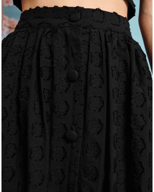 Falda larga negra con diseño Sister Jane de color Blue
