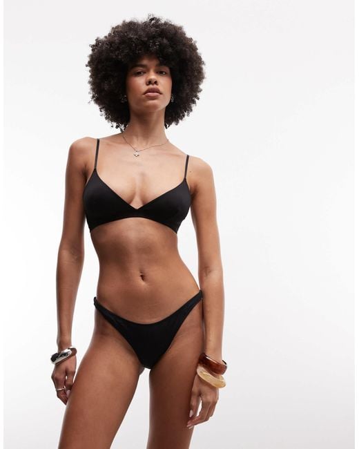 Weekday Black Super Soft Triangle Bra