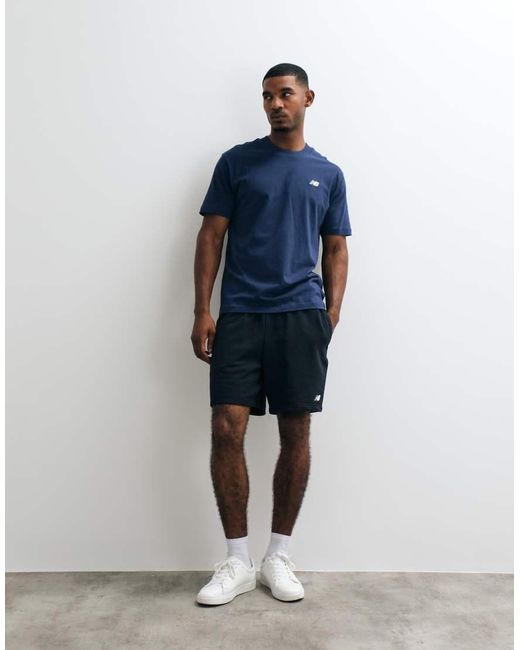 New Balance Blue Sports Essentials Cotton T-shirt for men