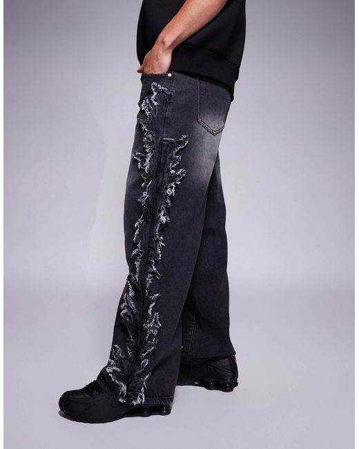 Liquor N Poker – weite jeans in Blue für Herren