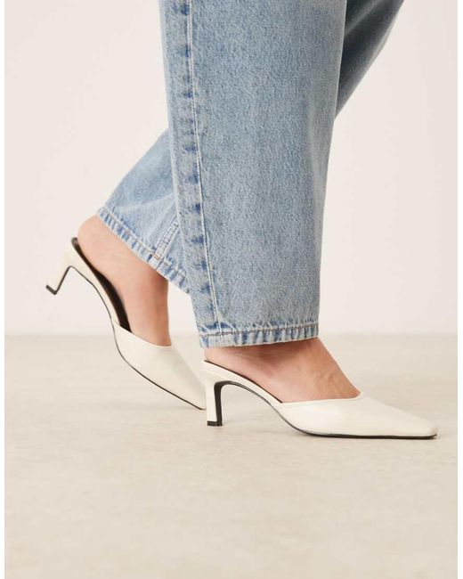Raid Blue Alya Heeled Mules