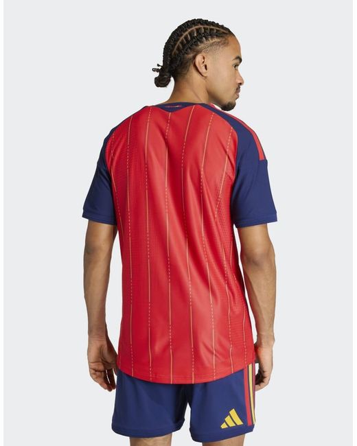 Adidas Originals Red Spain 26 Home Authentic Jersey for men