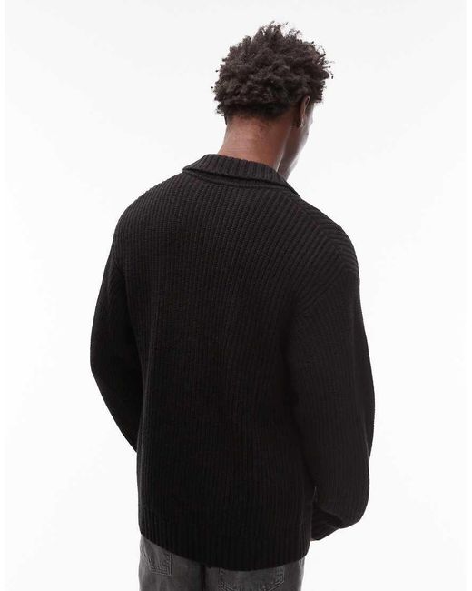 Carhartt Black Chore Knitted Jacket for men