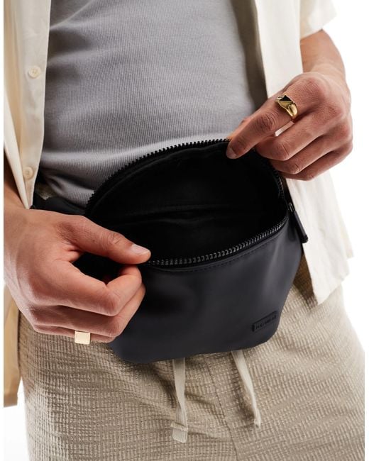Pull&Bear – gürteltasche aus nylon in Gray für Herren