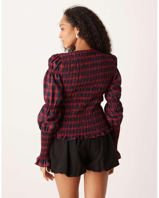 Amy Lynn Shirred Long Sleeved Top