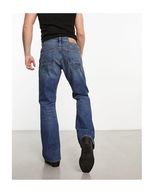 G-Star RAW Triple A Bootcut Jeans in Blue for Men | Lyst