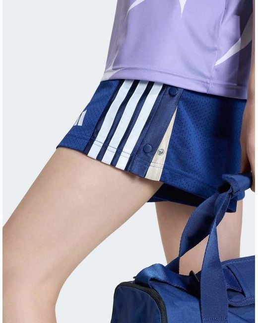 Adidas Originals Blue Stadium Mesh Shorts