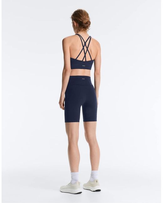 Oysho Blue Comfortlux High-Rise 20Cm Leggings