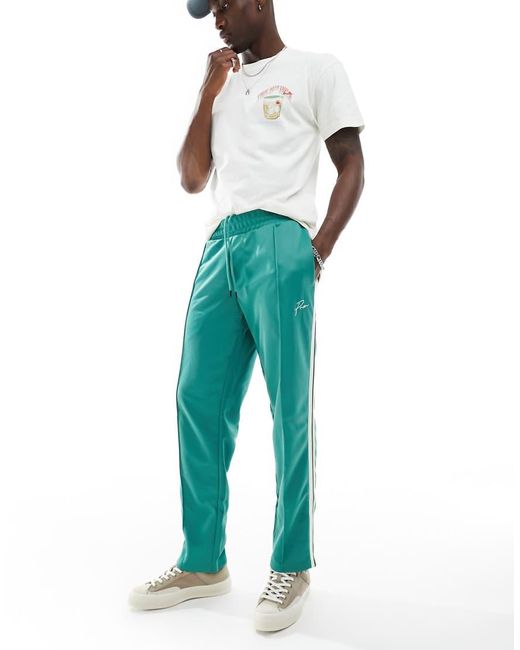 Jack & Jones Green Premium Tracksuit Bottoms for men