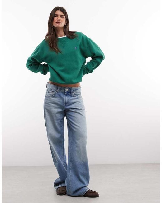 Polo Ralph Lauren Green Icon Logo Sweatshirt