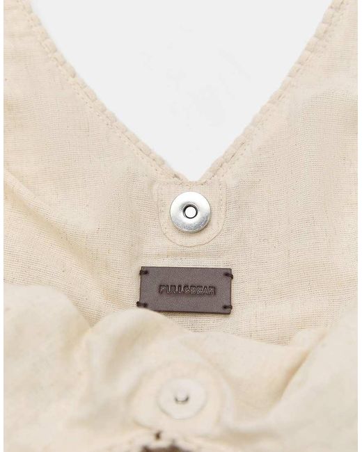 Maxi Borsa di Pull&Bear in Natural
