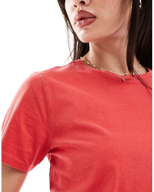 ASOS Red Ultimate T-shirt With Crew Neck
