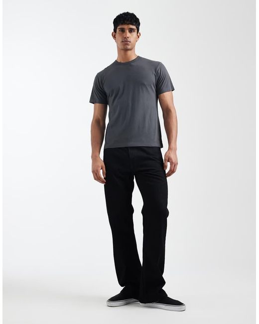 Vans Blue Premium Shrunken Tshirt for men