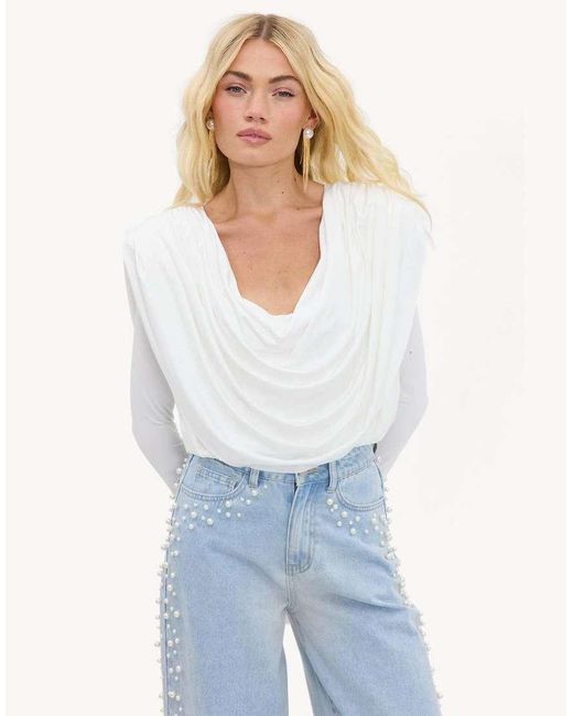Loavies White Close To Perfect Bodysuit