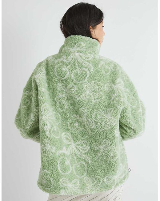 Skinnydip London Green London Cherry Borg Jacket