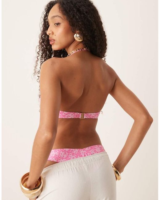 Kulani Kinis Pink Underwire Bikini Top