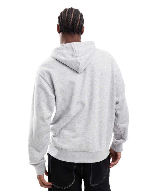 New Balance Gray Essentials Hoodies for men
