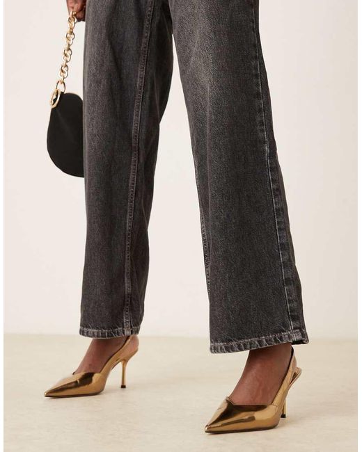 Zapatos Destalonados De Tacón De Aguja Sabrina De ASOS de color Multicolor