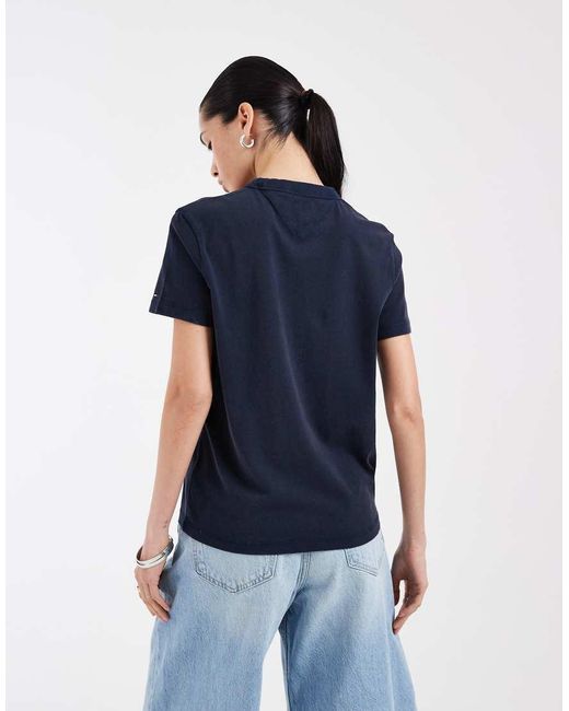Tommy Hilfiger Blue Heritage Logo T-shirt