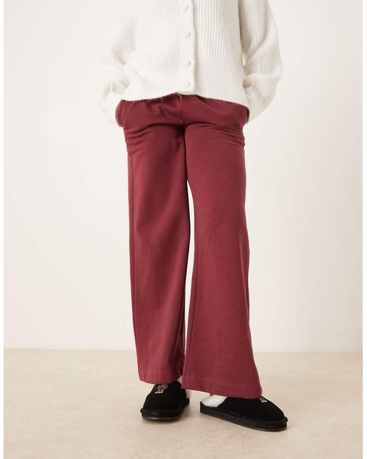 Polo Ralph Lauren Red Kayleigh Scuff Bear Flats Slippers