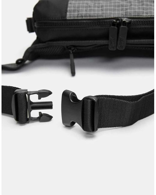 Pull&Bear Black Stwd Technical Belt Bag for men