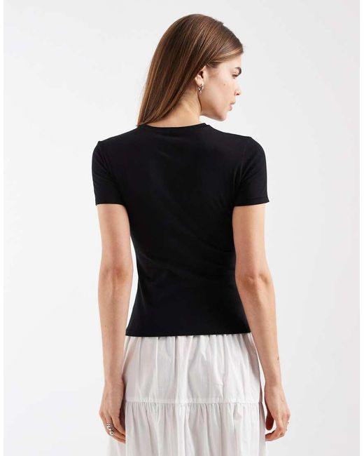 Gap Black Basic Cotton T-shirt