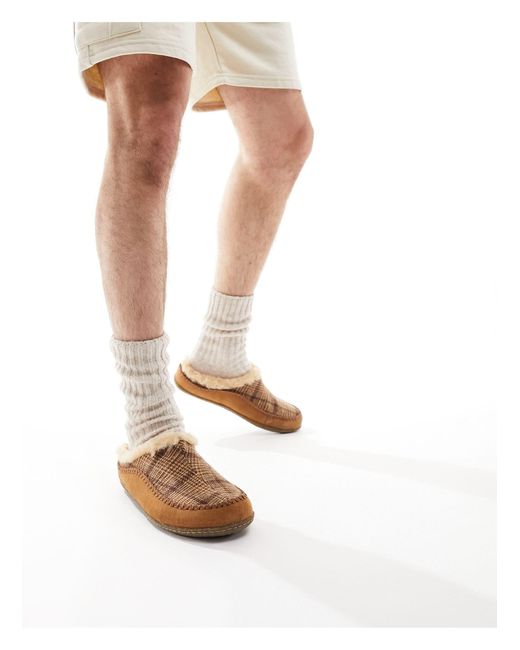 Lanner ridge - chaussons à carreaux - fauve Sorel pour homme en coloris Natural