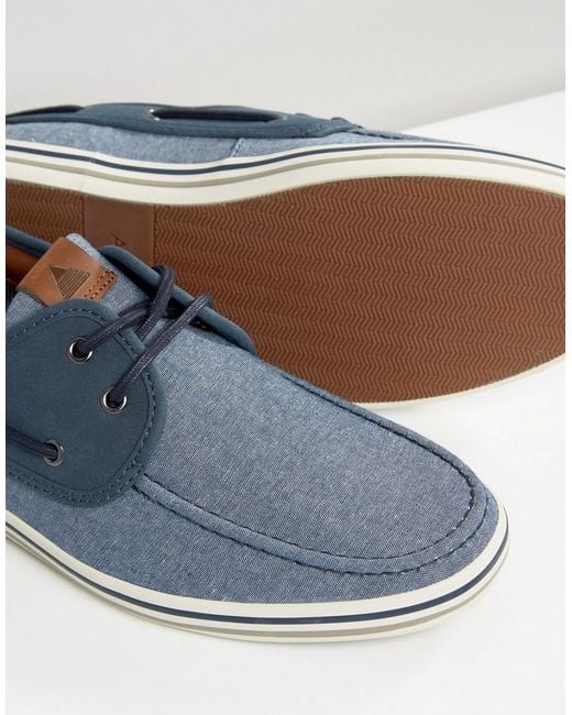 Aldo Huhha Boat Shoes in Blue for Men | Lyst