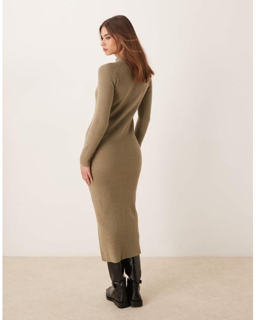 Mango Natural – midi-strickkleid