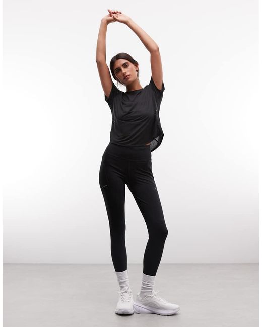Nike Blue Swift Dri-Fit High Waisted 7/8 Leggings With Pocket