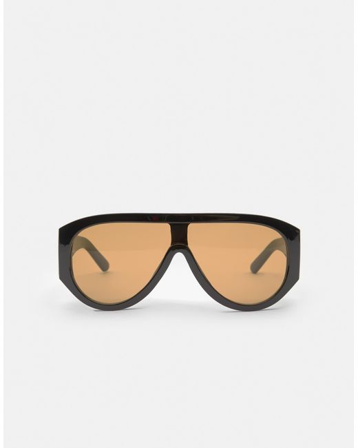 Pull&Bear Natural – oversize-pilotensonnenbrille