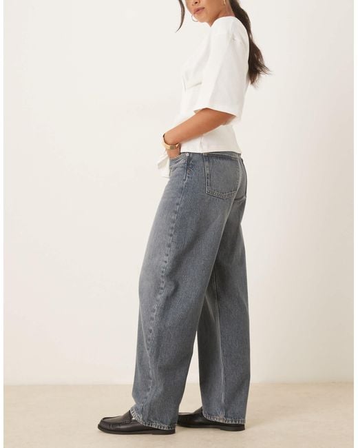 JJXX Blue Fuji Barrel Fit Jeans
