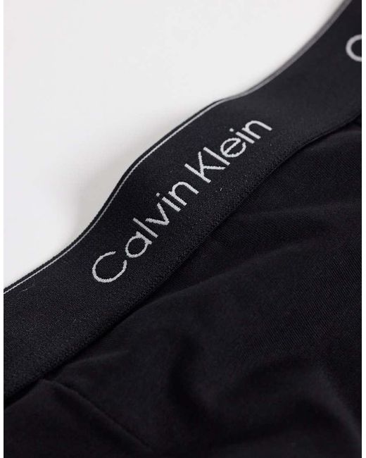 Calvin Klein Blue Icon Cotton Stretch 3 Pack Relaxed Trunks for men
