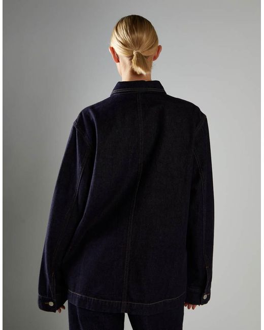 Glamorous Blue Patch Pocket Denim Jacket