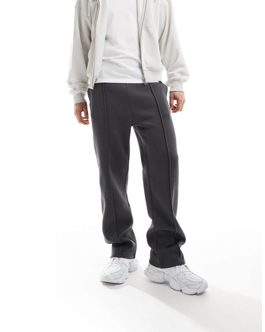 Bershka – weit geschnittene jogginghose in Black für Herren