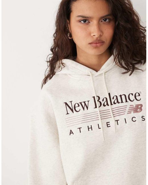 New Balance Natural Trackside Fleece Hoodie