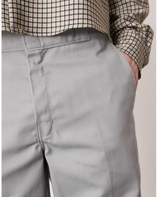 Pantalones Chinos De Corte Recto Y Estilo Worker 874 De Dickies de hombre de color Gray