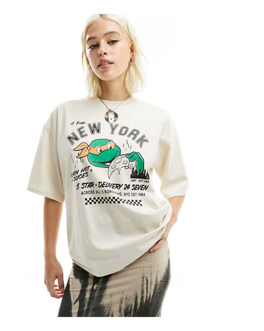 Daisy Street Gray Teenage Mutant Ninja Turtles T-shirt