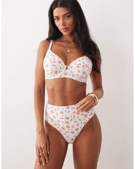 Peek & Beau Brown High Waist Bikini Bottom