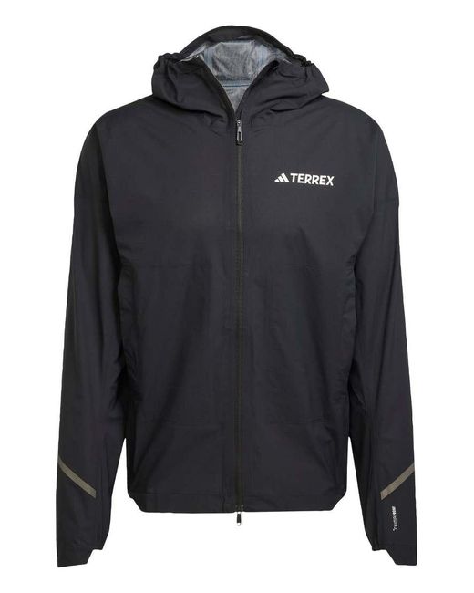 Adidas Blue Terrex Xperior 2.5 Layer Light Climaproof Jacket for men