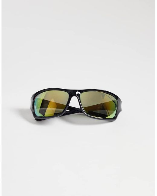 ASOS Natural Wrap Sunglasses for men
