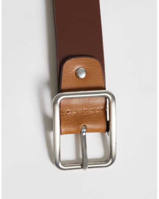 Jack & Jones Brown Reversible Belt for men
