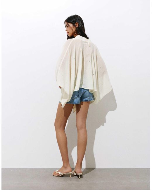 Pull&Bear White – kimono