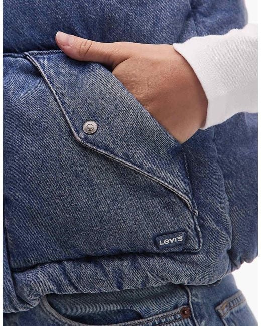 Gilet Imbottito di Levi's in Blue