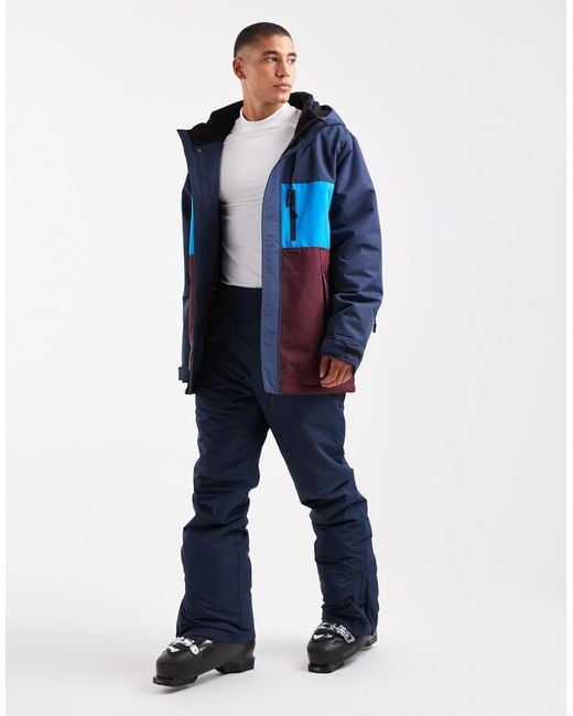 Threadbare Blue Ski Trousers for men