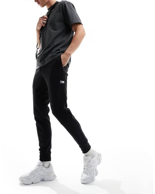 Jack & Jones Black Tech jogger for men