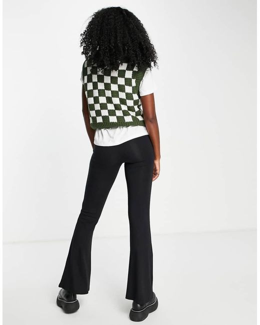 ASOS Black Kick Flare Pant