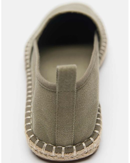 Pull&Bear – espadrilles aus jute in Multicolor für Herren